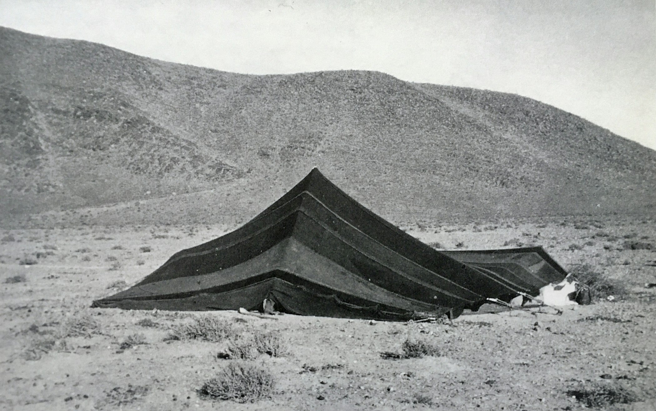 The back of a Tekna Lansas tent in southwest Morocco